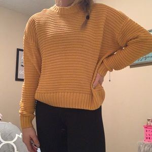 h&m yellow sweater